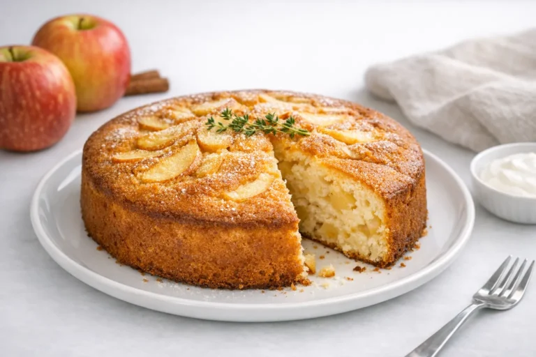 gâteau au yaourt et aux pommes de grand-mère