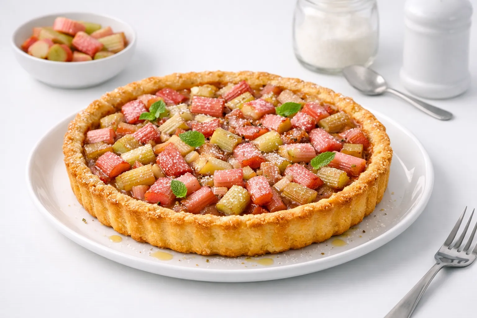 Tarte à la rhubarbe : la RECETTE inratable de grand mère