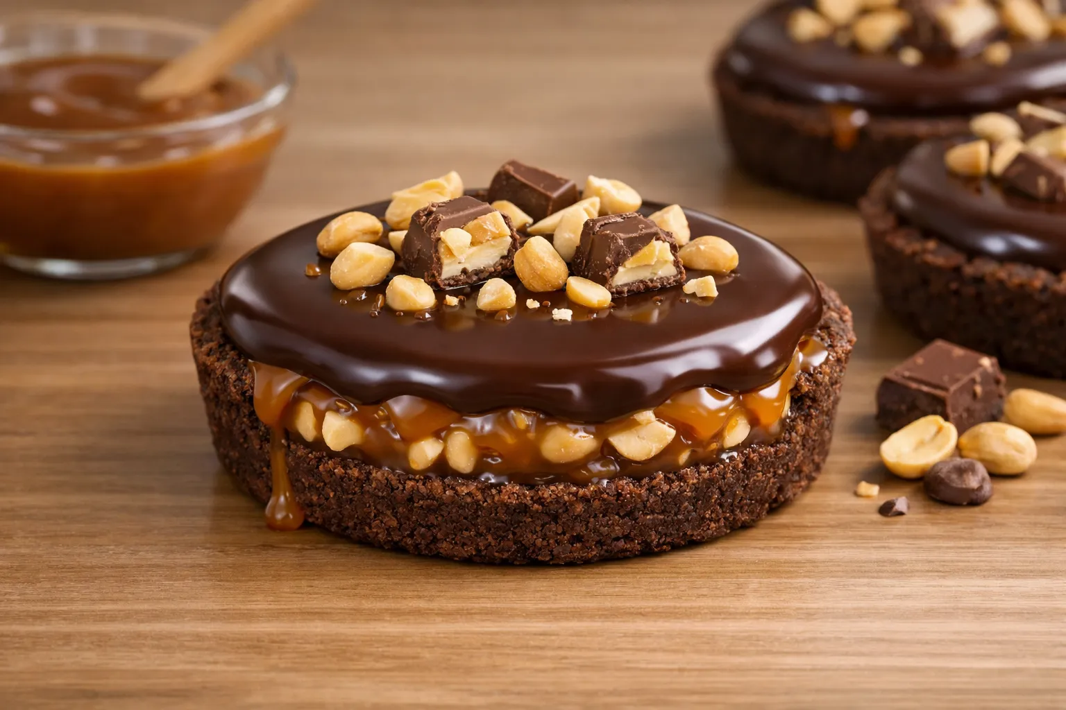 Comment réussir votre recette de tartelette façon snickers ?