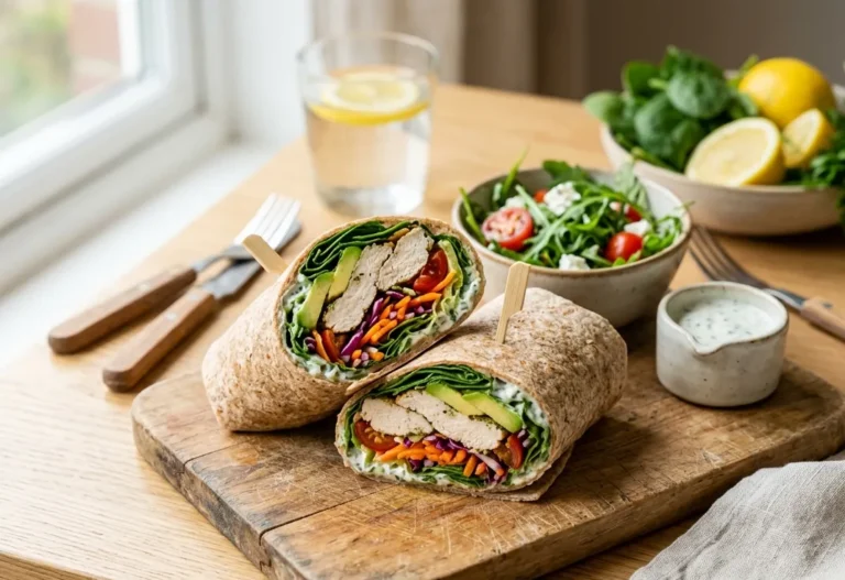 wrap poulet healthy