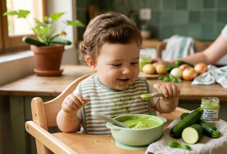 purée courgette bébé