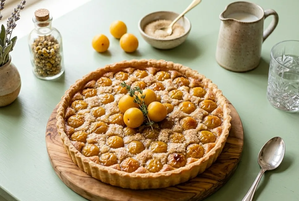 tarte mirabelle de ma grand-mère
