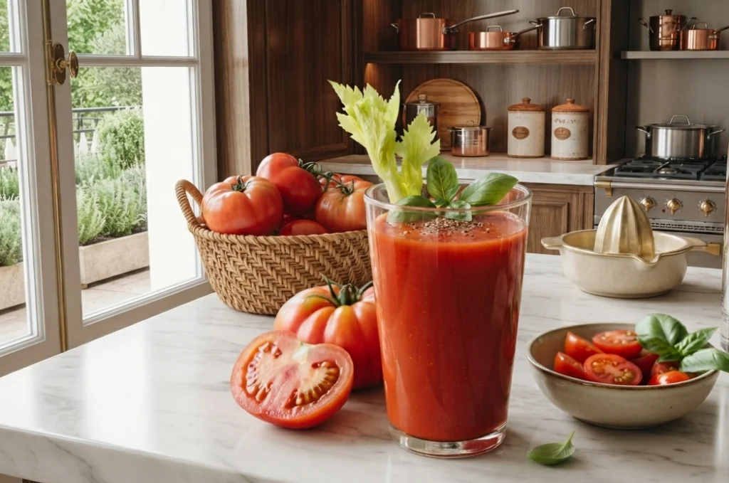 boire du jus de tomate le soir