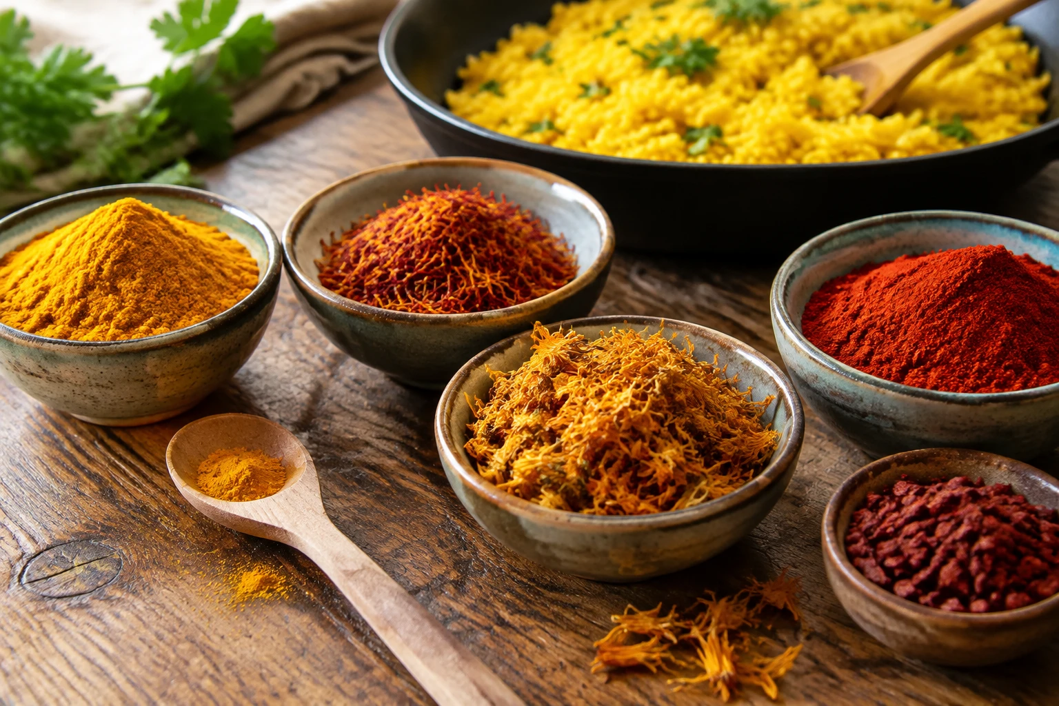 Par quoi remplacer le safran : les alternatives selon la recette