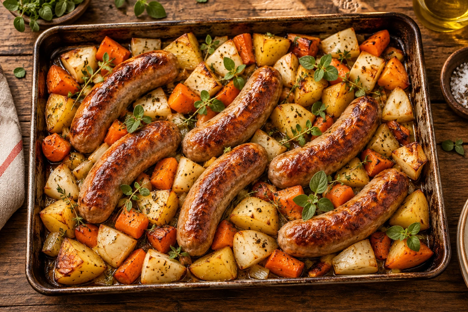 Quels légumes pour accompagner des saucisses, selon la saison